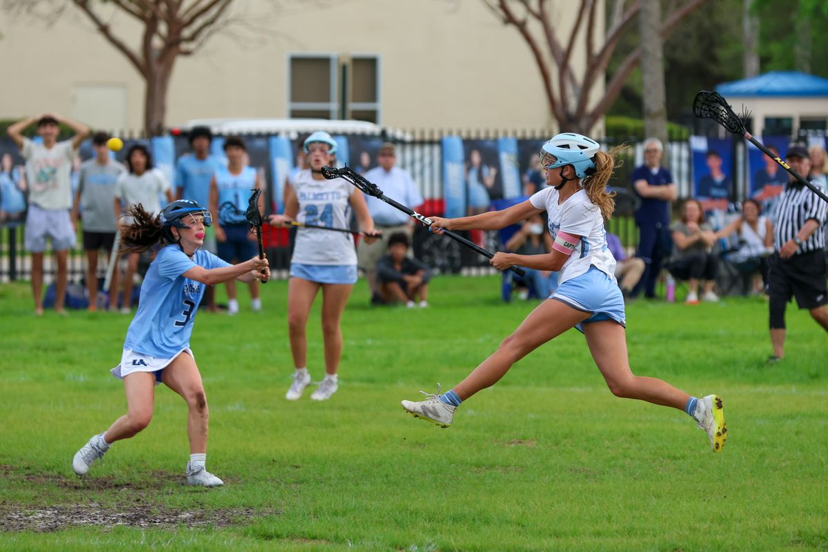 Lacrosse action