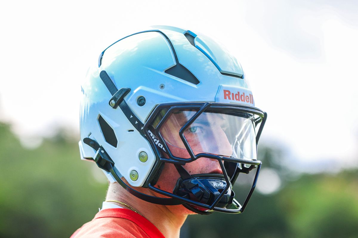 Helmet portrait