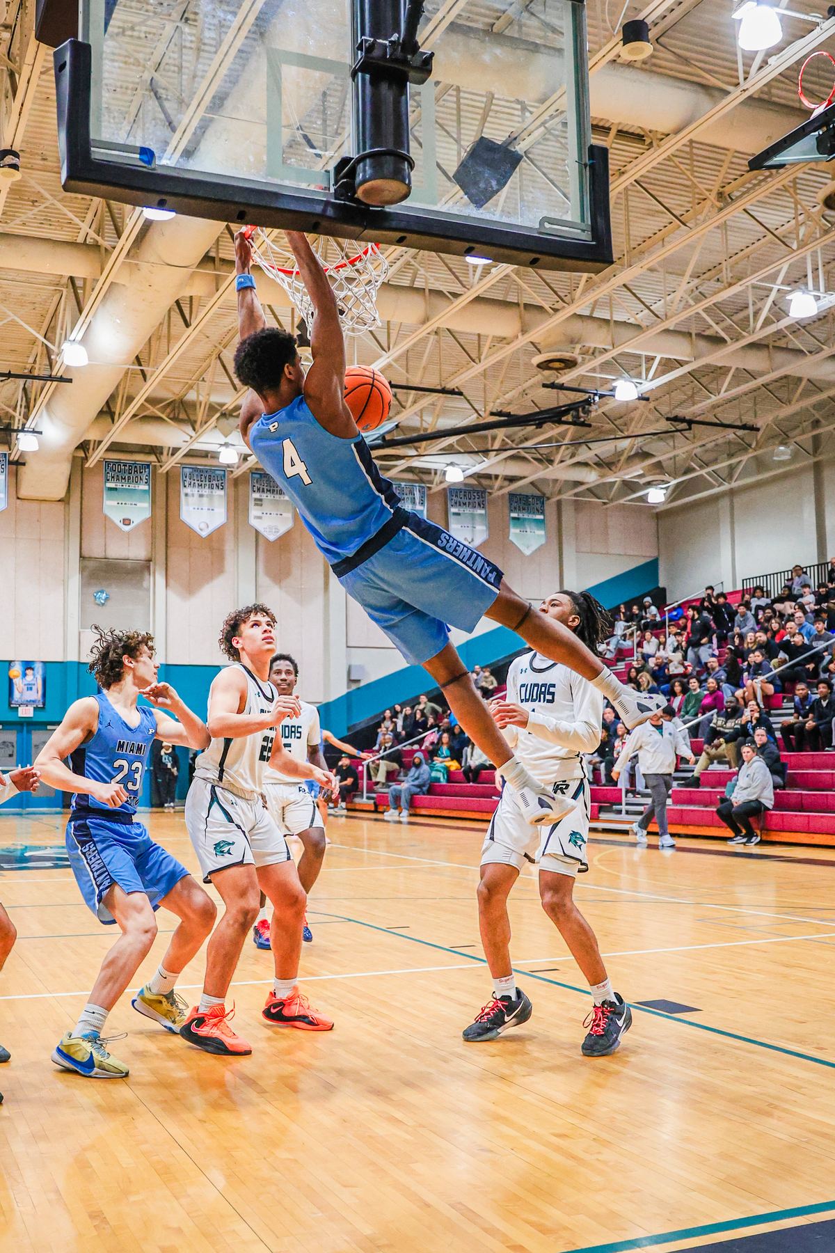 Basketball dunk