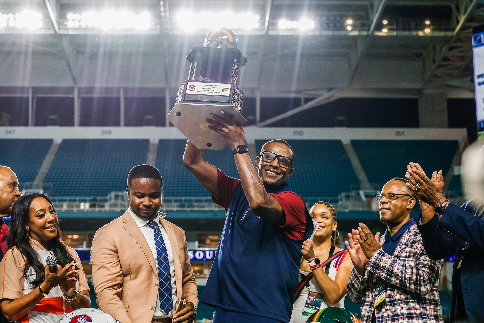 Trophy presentation, Orange Blossom Classic